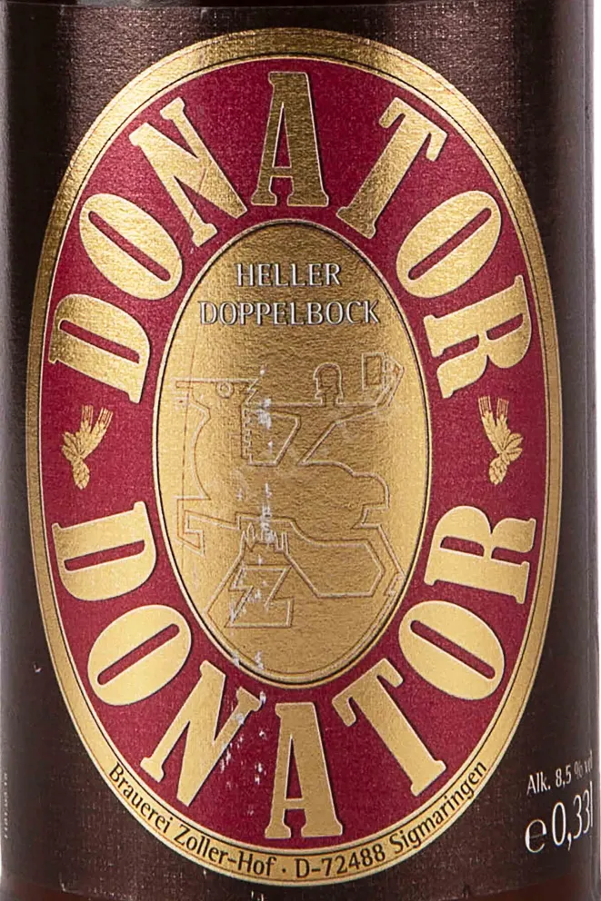 Этикетка Zoller-Hof Donator 0.33 л