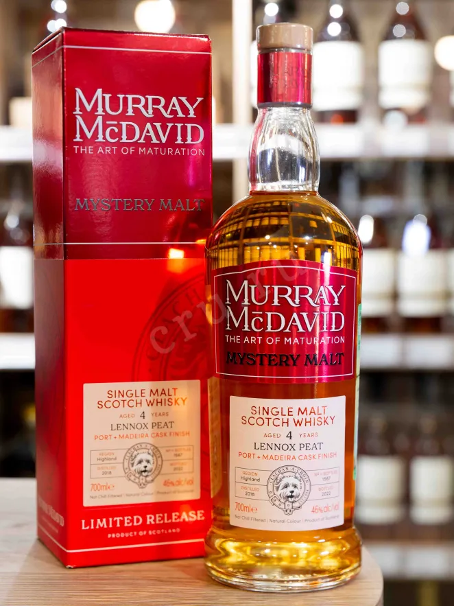 В магазине Крю Профи Murray McDavid Mystery Malt Lennox Peat 4 Years Old gift box 0.7 л