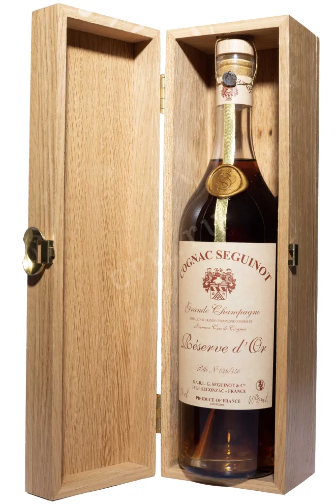 В деревянной коробке Seguinot Reserve d Or 1914 0.7 л