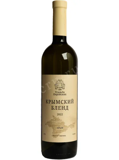 Вино Усадьба Перовских Крымский Бленд Белое 2022 0.75 л