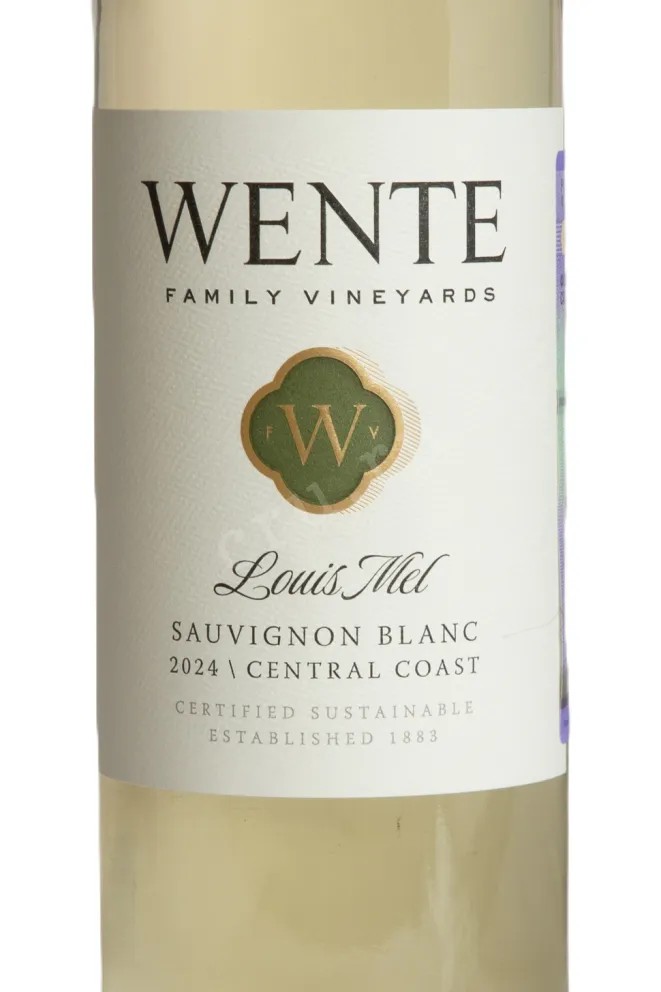 Этикетка Wente Louis Mel Sauvignon Blanc 2021 0.75 л