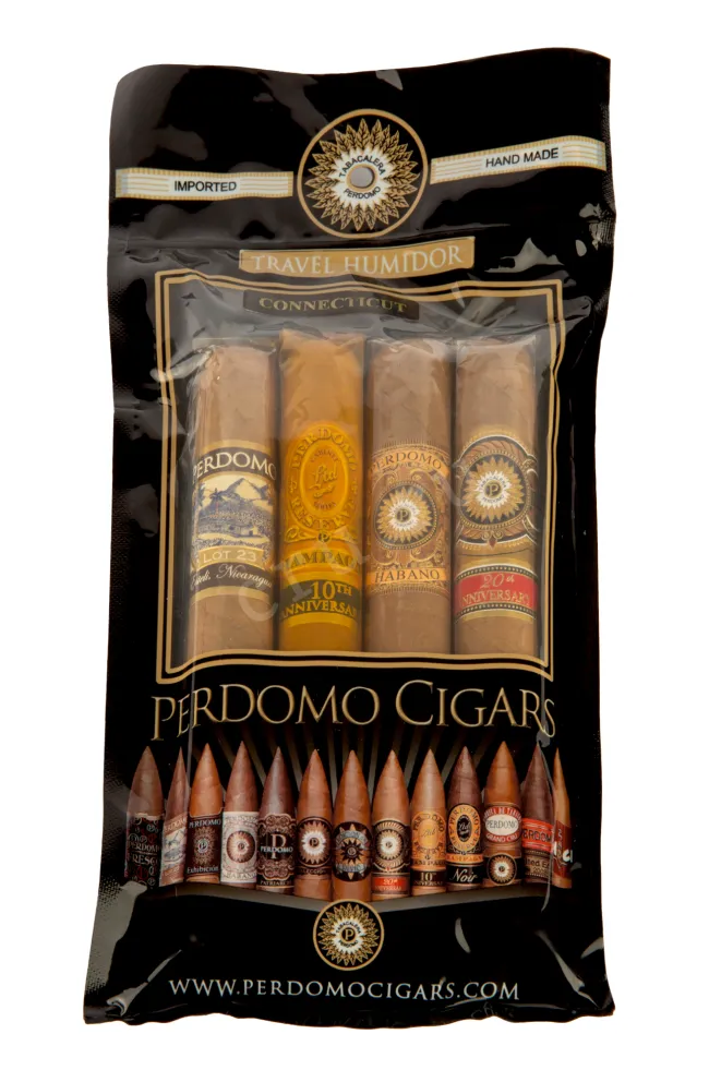 Сигары Perdomo Humidified Travel Bags Epicure Connecticut *4