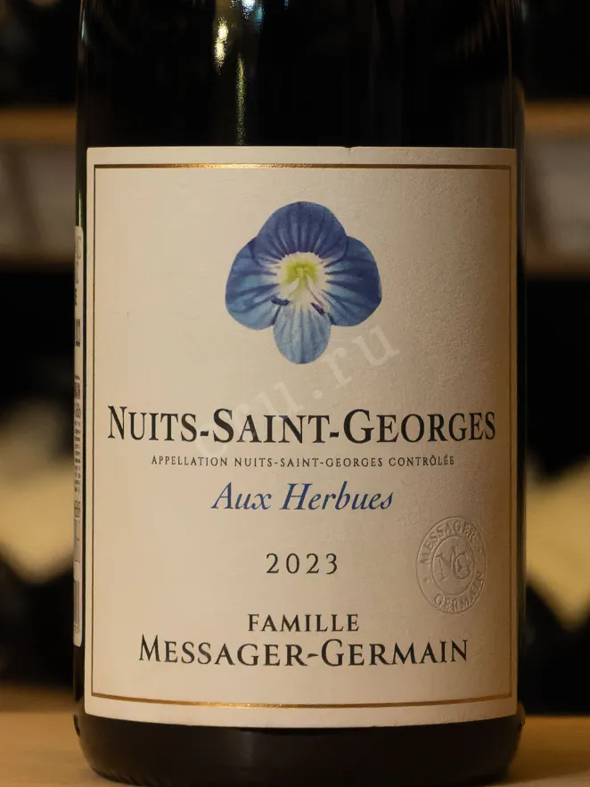 В магазине Крю Профи Famille Messager-Germain Aux Herbues Nuits-Saint-Georges AOC 2023 0.75 л