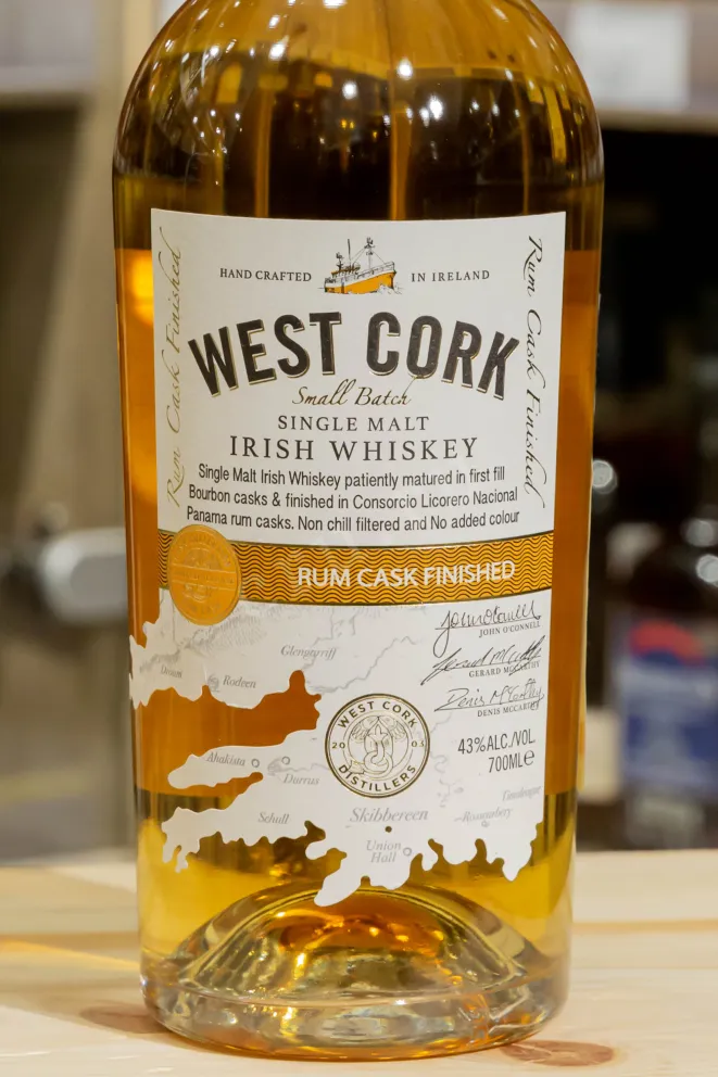 В магазине Крю Профи West Cork Rum Cask gift box 0.7 л