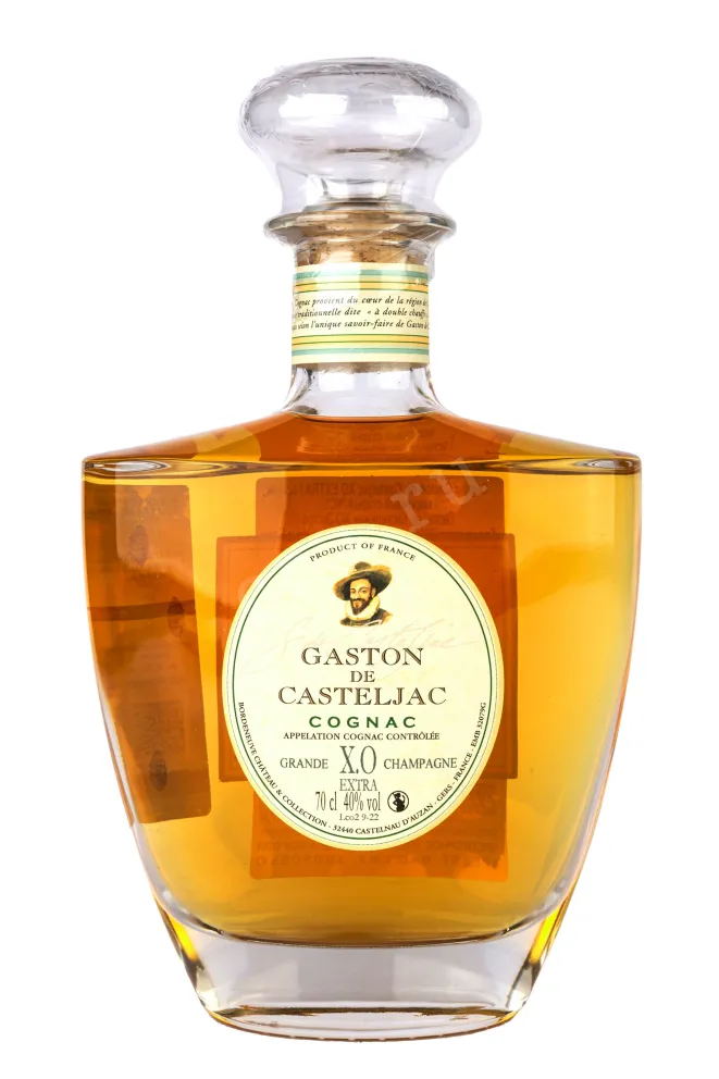 Бутылка Gaston de Casteljac XO Extra decanter gift box 2005 0.7 л