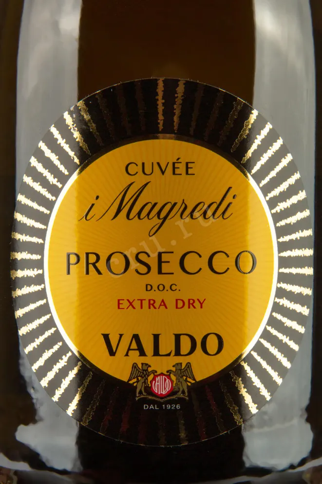 Этикетка Prosecco Valdo Cuvee i Magredi DOC 0.75 л