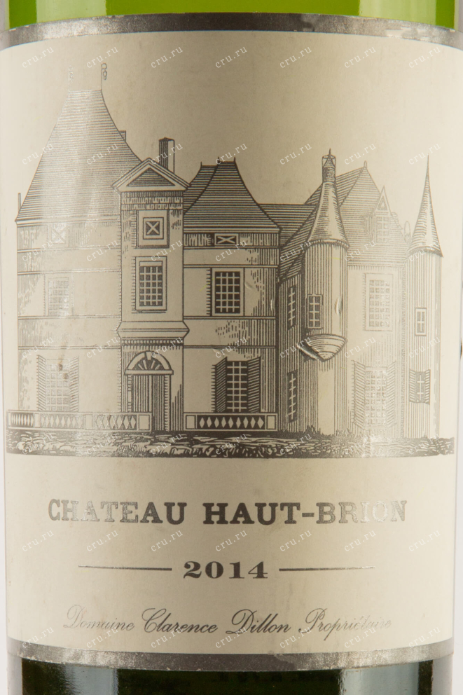 Этикетка Chateau Haut-Brion AOC Pessac Leognan 2014 0.75 л