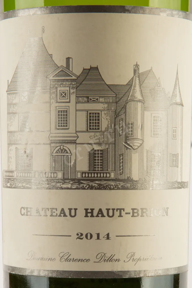 Этикетка Chateau Haut-Brion AOC Pessac Leognan 2014 0.75 л