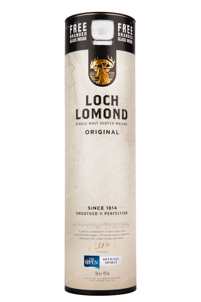 Виски Loch Lomond Original Single Malt, gift box with glass  0.7 л