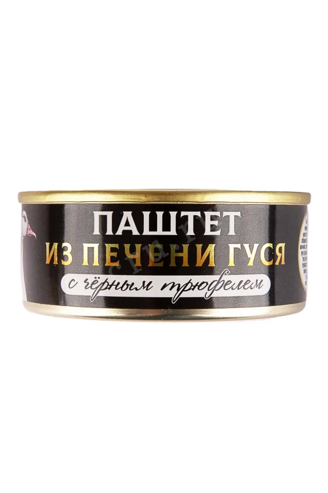 Этикетка Паштет из печени гуся с чёрным трюфелем Компания Деликатесофф