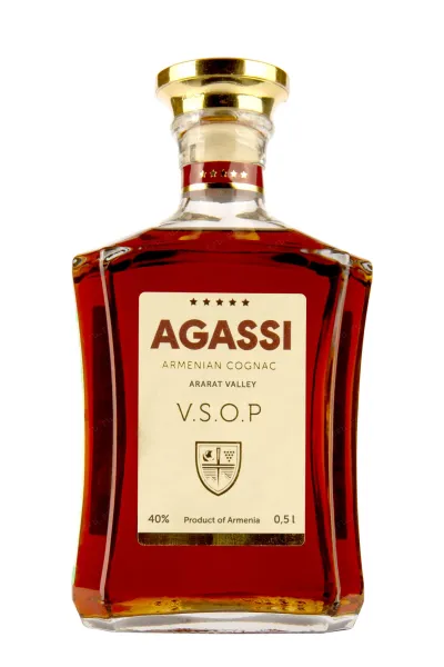 Коньяк Агасси ВСОП 5 лет  0.5 л