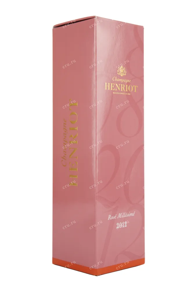 Подарочная коробка игристого вина Henriot Millesime gift box 2012 0.75 л