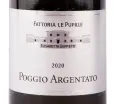 Этикетка вина Fattoria Le Pupille Poggio Argentato IGT 0.75 л