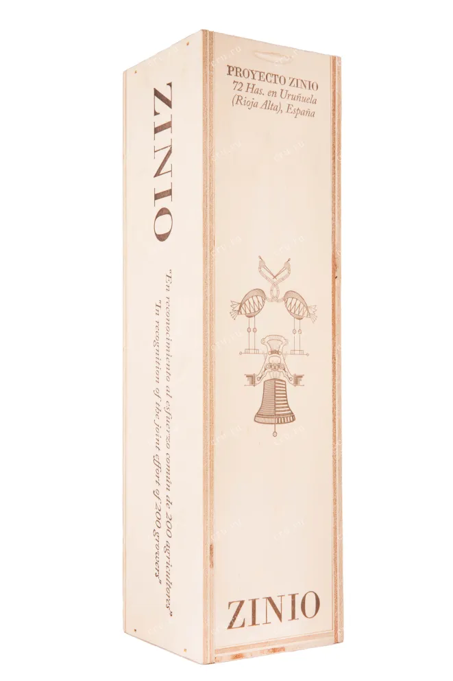 Вино Zinio Rioja Tempranillo Seleccion de Suelos DOin wooden box 2011 1.5 л