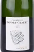 Этикетка Bonnet-Gilmert L’Extra Grand Cru Blanc de Blancs 2019 0.75 л