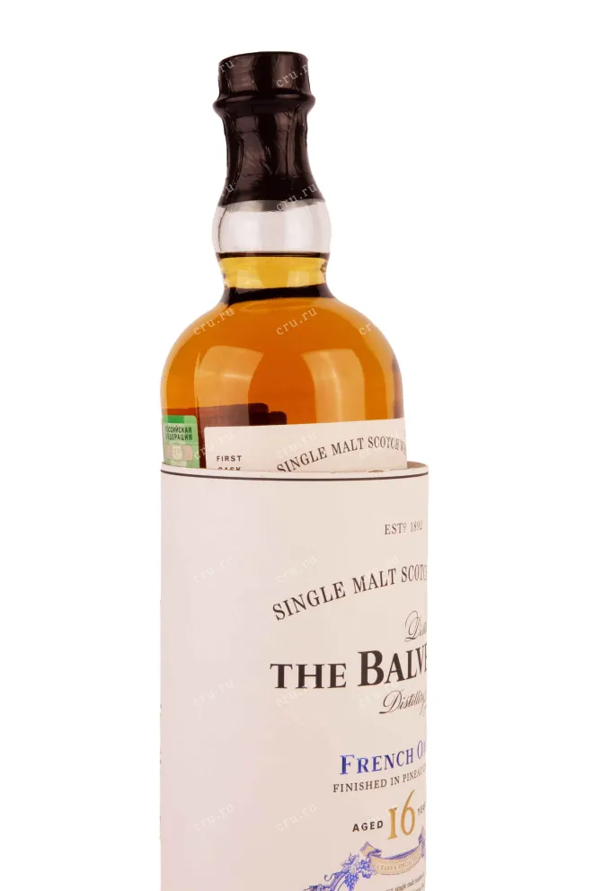 В подарочной коробке Balvenie 16 Pineau Cask in tube 1988 0.7 л