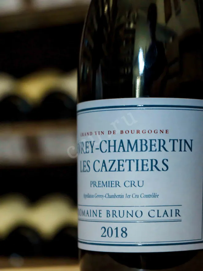 В магазине Крю Профи Domaine Bruno Clair Gevrey-Chambertin Le Cazetiers Premier Cru 2018 0.75 л