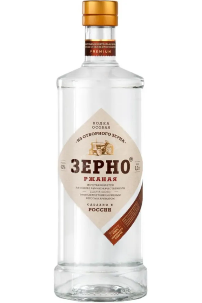 Водка Зерно Особая Ржаная  1 л