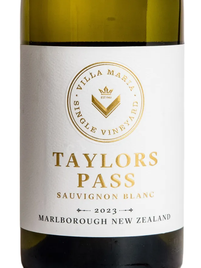 Этикетка Villa Maria Single Vineyard Sauvignon Blanc 2023 0.75 л