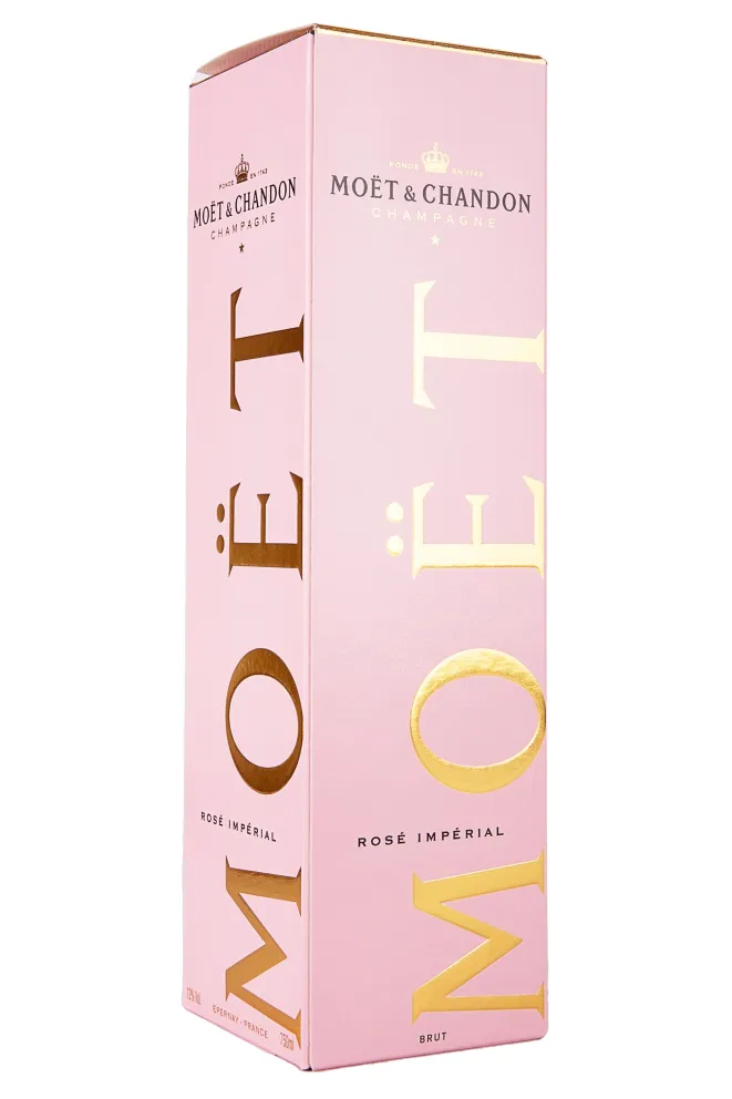 Подарочная коробка Moet & Chandon Rose Imperial 2020 0.75 л