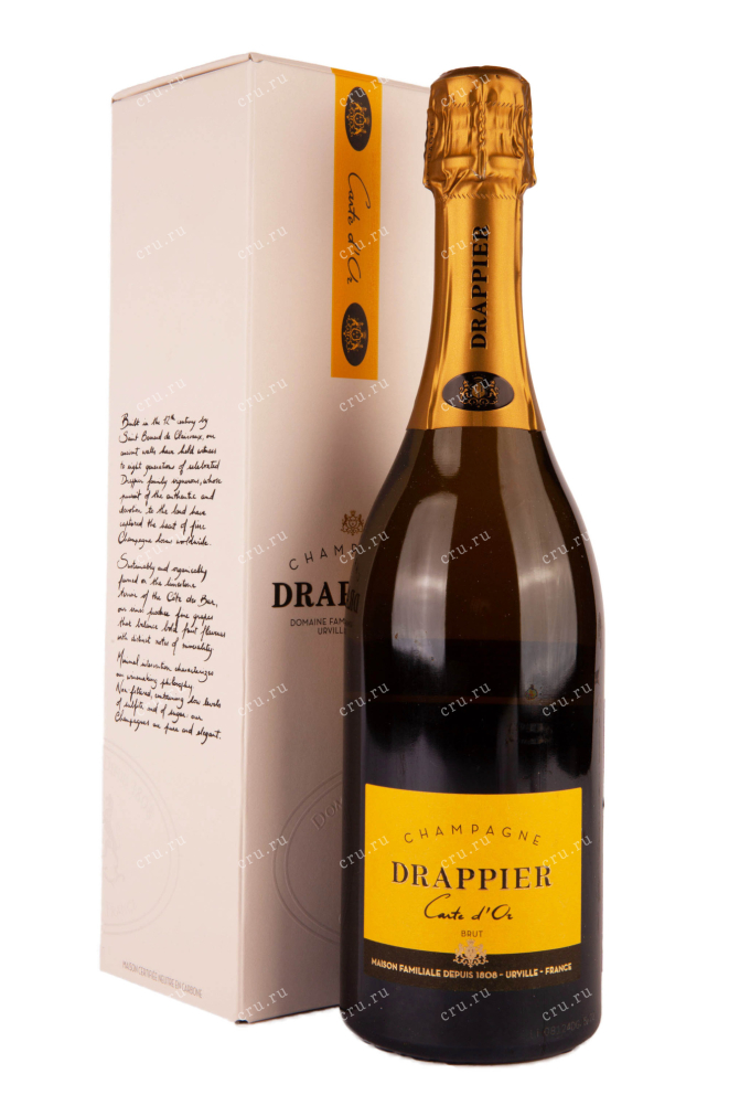 Шампанское Carte d'Or Drappier gift box 2016 0.75 л