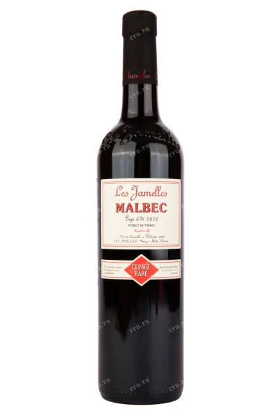 Вино Les Jamelles Malbec 2022 0.75 л
