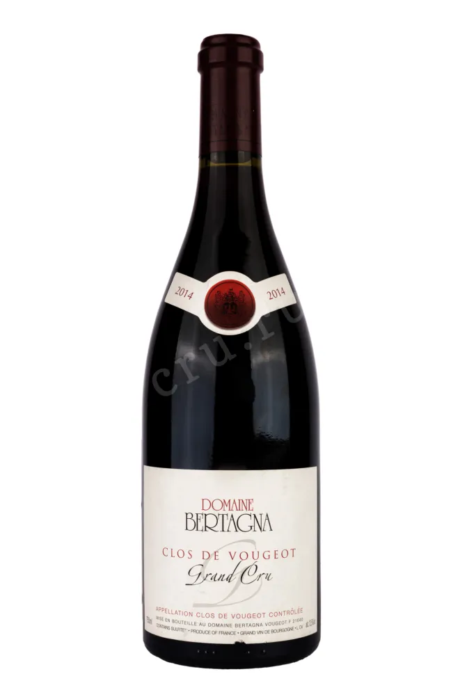 Вино Clos de Vougeot Grand Cru Domaine Bertagna 2014 2014 0.75 л