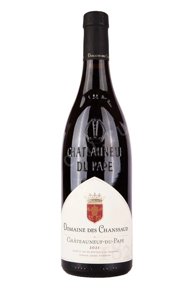 Этикетка Domaine des Chanssaud Chateauneuf-du-Pape 2021 0.75 л