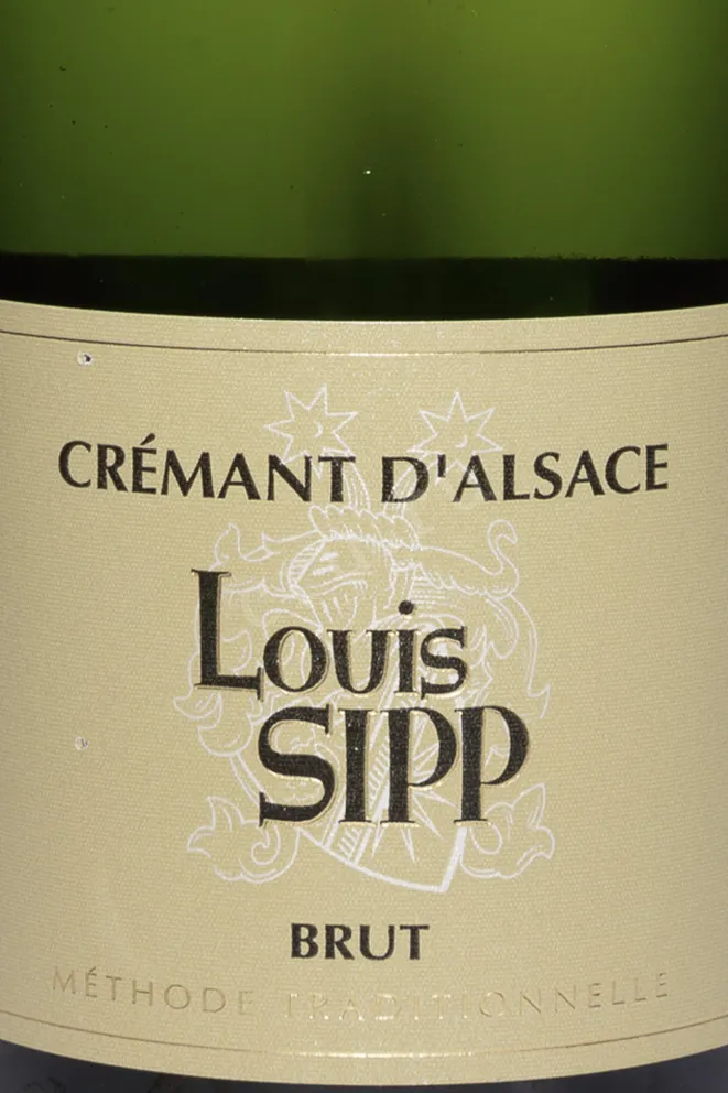 Этикетка Louis Sipp Cremant d'Alsace Brut AOC 2022 0.75 л