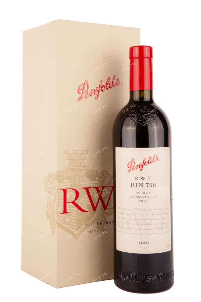 Вино Penfolds RWT Shiraz Barossa Valley gift box 2015 0.75 л