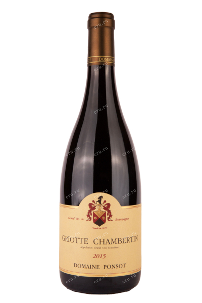 Вино Domaine Ponsot Griotte Chambertin Grand Cru AOC 2015 0.75 л