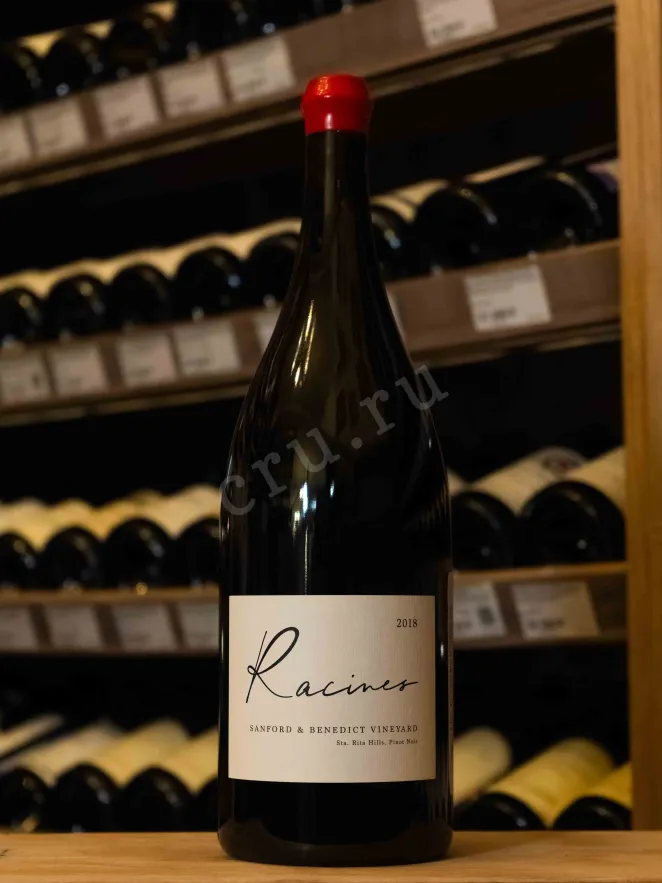 В магазине Крю Профи Racines Sta Rita Hills Sanford & Benedict Vineyard Pinot Noir 2018 1.5 л