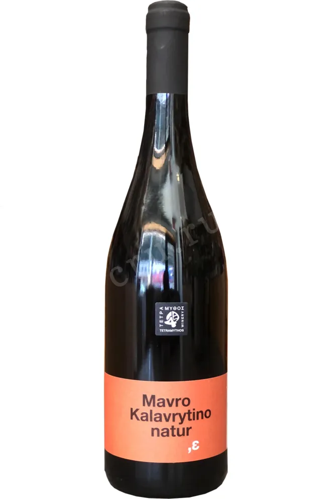Вино Tetramythos Mavro Kalavrytino Natur Peloponnese PGI 2024 0.75 л