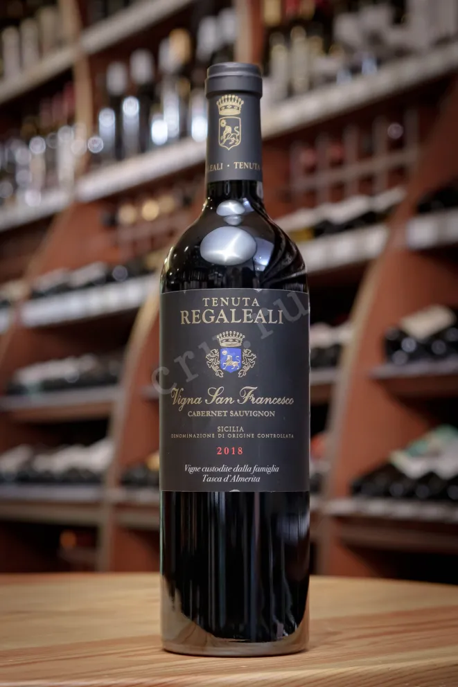 В магазине Крю Профи Tasca d'Almerita Cabernet Sauvignon Vigna San Francesco 2018 0.75 л