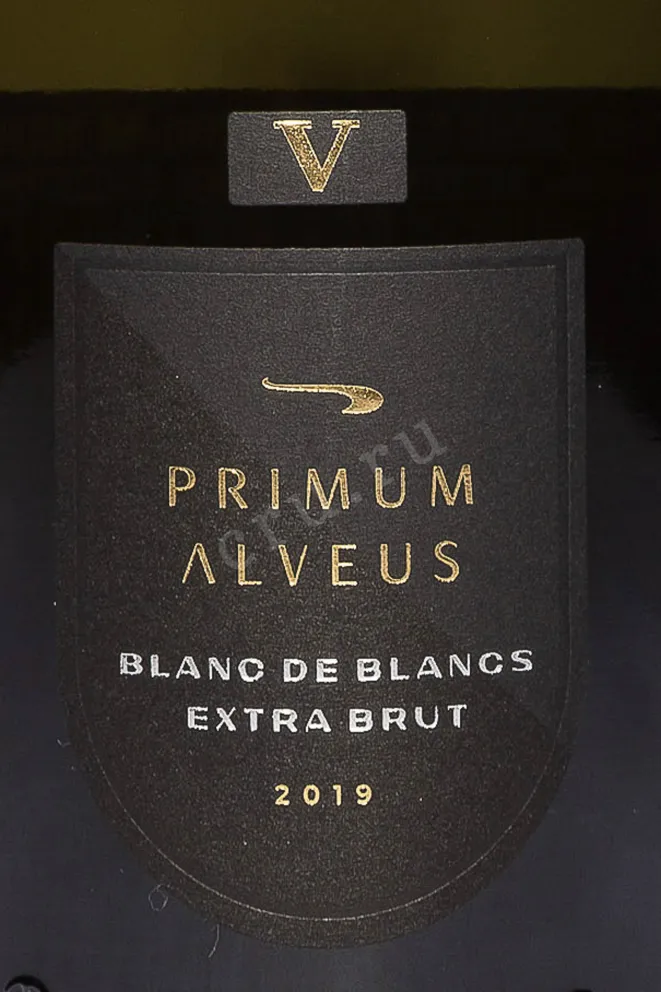 Этикетка Fanagoria Premium Alveus Blanc De Blancs 2019 0.75 л