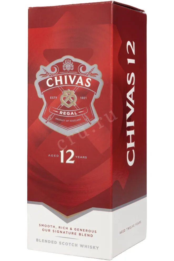 Подарочная коробка Chivas Regal 12 years 0.375 л