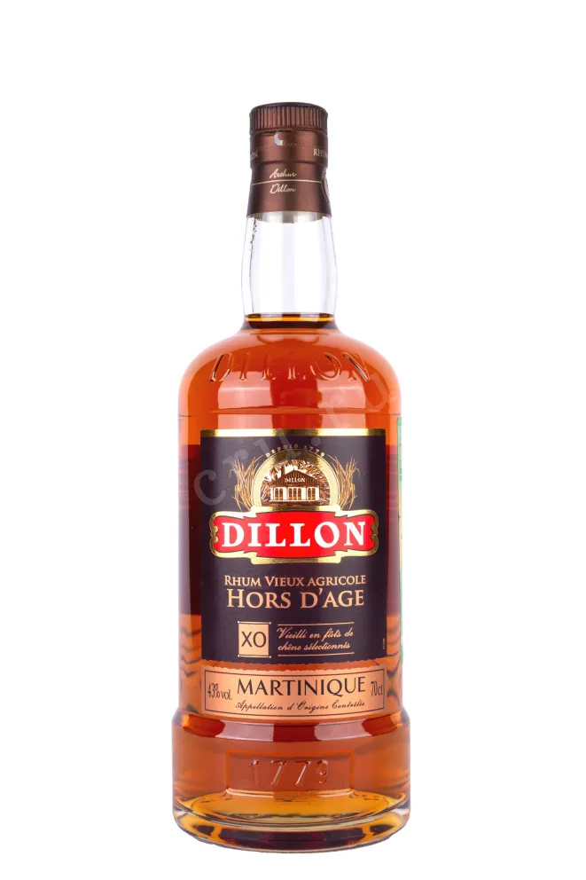 Бутылка Dillon Hors d'Age XO Martinique gift box 0.7 л
