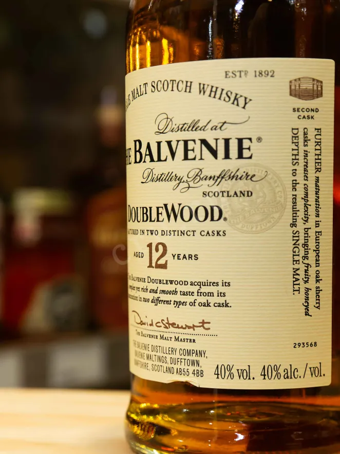 В магазине Крю Профи Balvenie 12 years in tube 0.7 л