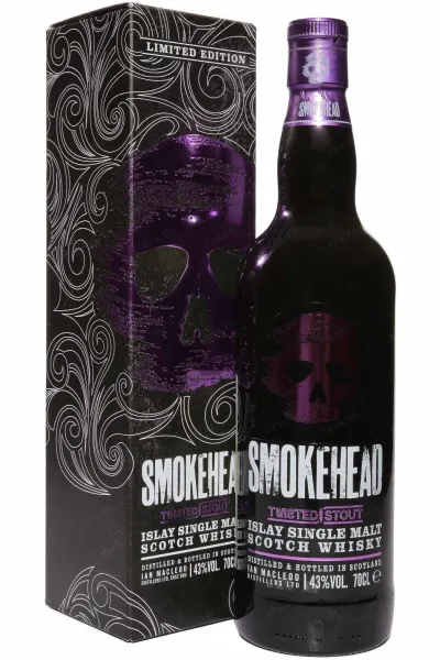 Виски Smokehead Twisted Stout in gift box  0.7 л