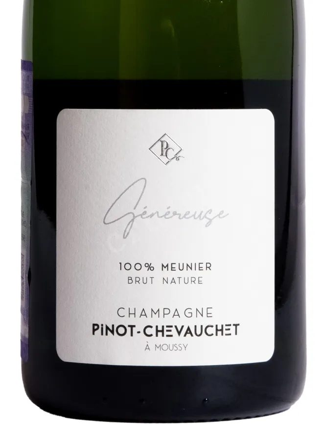 Этикетка Pinot-Chevauchet Genereuse Brut Natur 2015 0.75 л