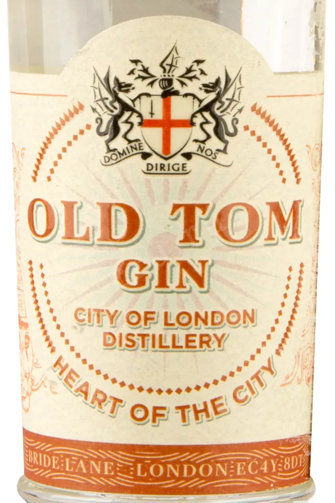 Этикетка Old Tom  0.05 л