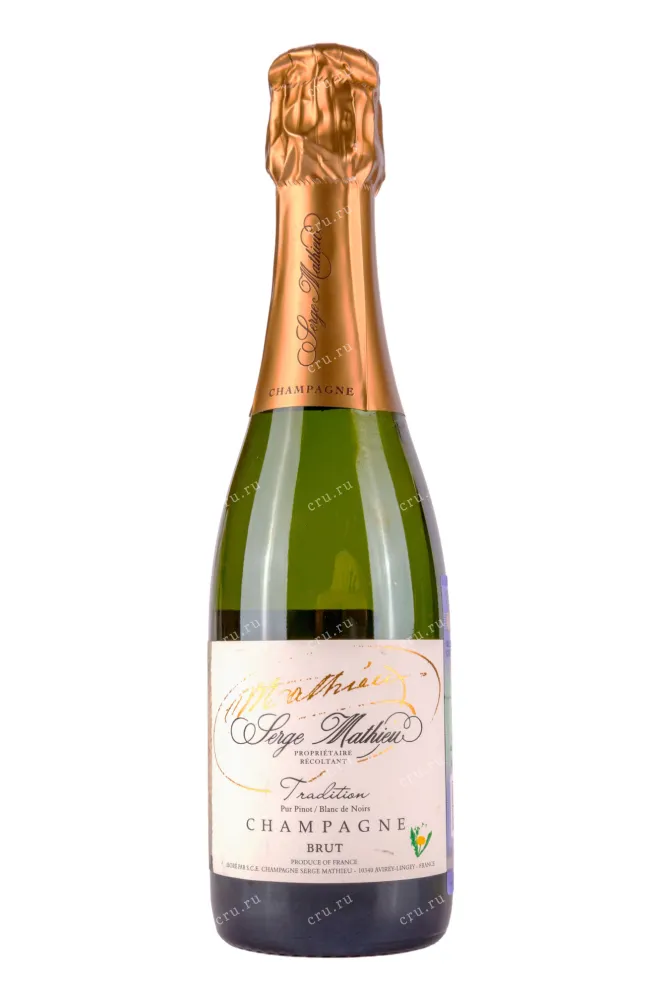 Шампанское Serge Mathieu Brut Tradition 2020 0.375 л