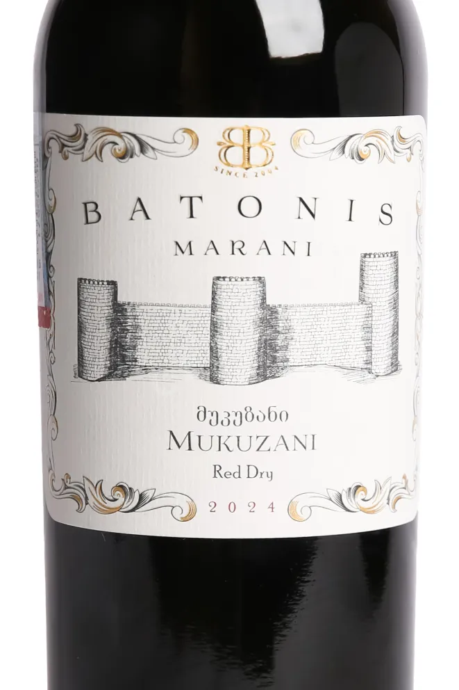 Этикетка Batonis Marani Mukuzani 2024 0.75 л