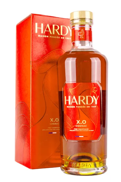 Коньяк Hardy XO 20 years with gift box  0.7 л