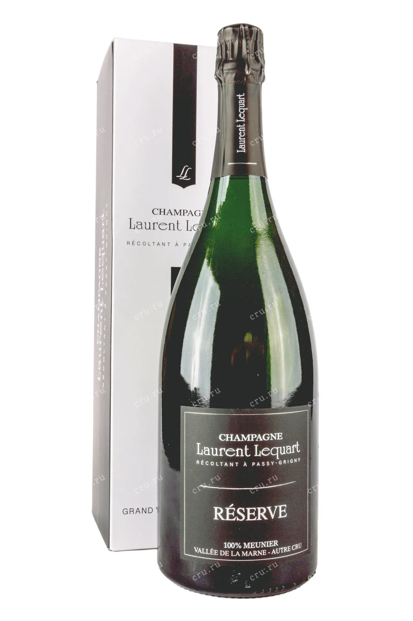Фото — Шампанское  Laurent Lequart Reserve in gift box 2020 1.5 л