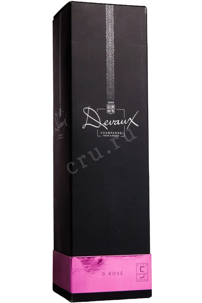 Подарочная коробка Devaux D Rose in gift box 2014 0.75 л