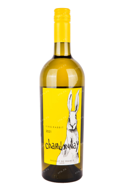 Вино King Rabbit Chardonnay Pays D'Oc IGP 2021 0.75 л