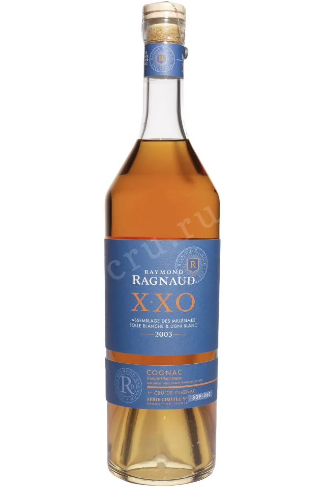 Бутылка Raymond Ragnaud XXO Grand Champagne 1er Cru De Cognac in gift box 2003 0.7 л