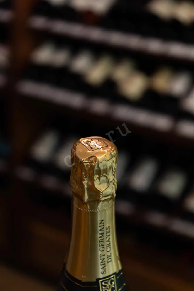 Пробка Saint Germain de Crayes Blanc de Blancs Brut in gift box 2018 0.75 л