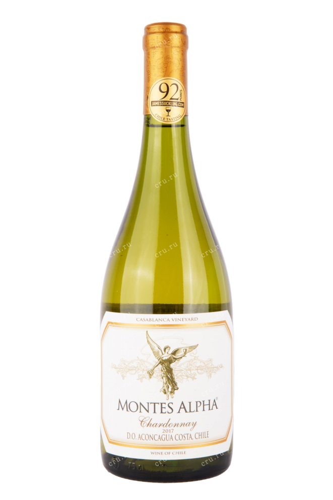 Вино Montes Alpha Chardonnay 2021 0.75 л